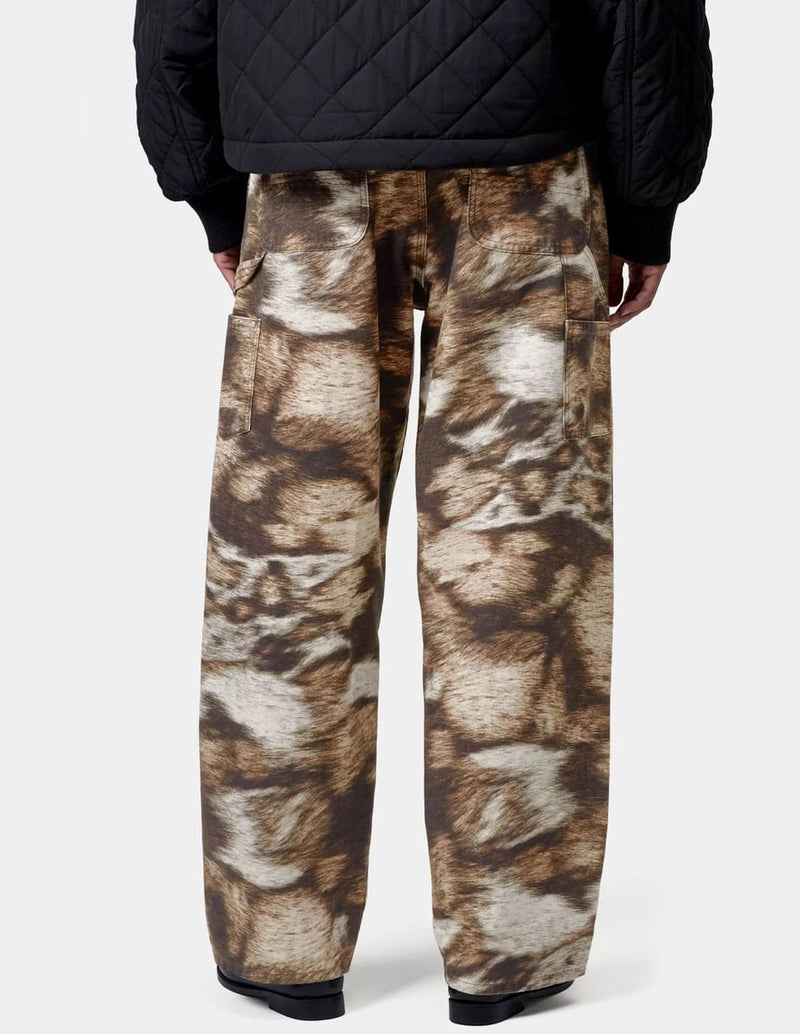 Pantalón Carhartt WIP Brandon Single Knee Marrón Mujer