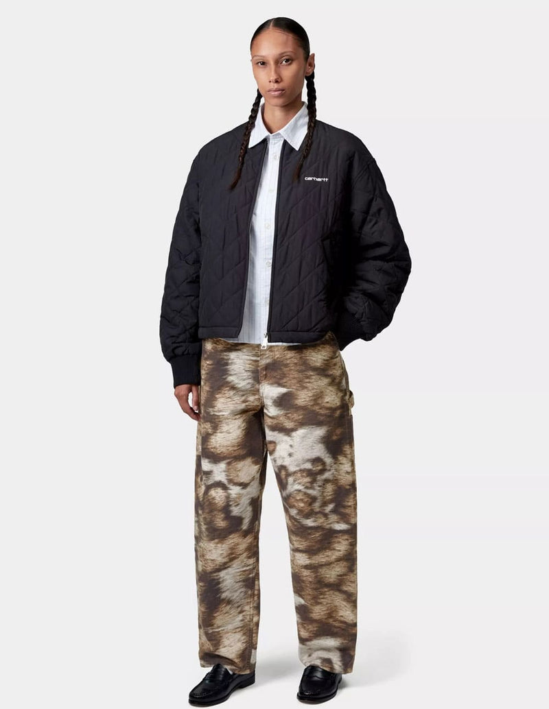 Pantalón Carhartt WIP Brandon Single Knee Marrón Mujer