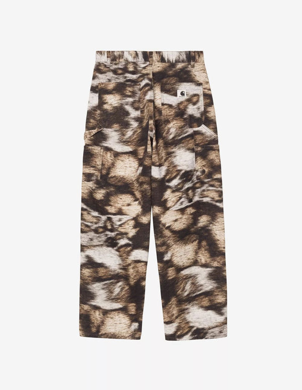 Pantalón Carhartt WIP Brandon Single Knee Marrón Mujer