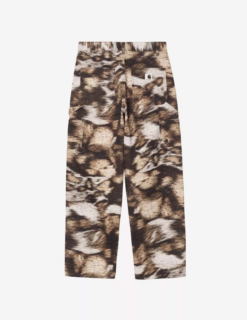 Pantalón Carhartt WIP Brandon Single Knee Marrón Mujer