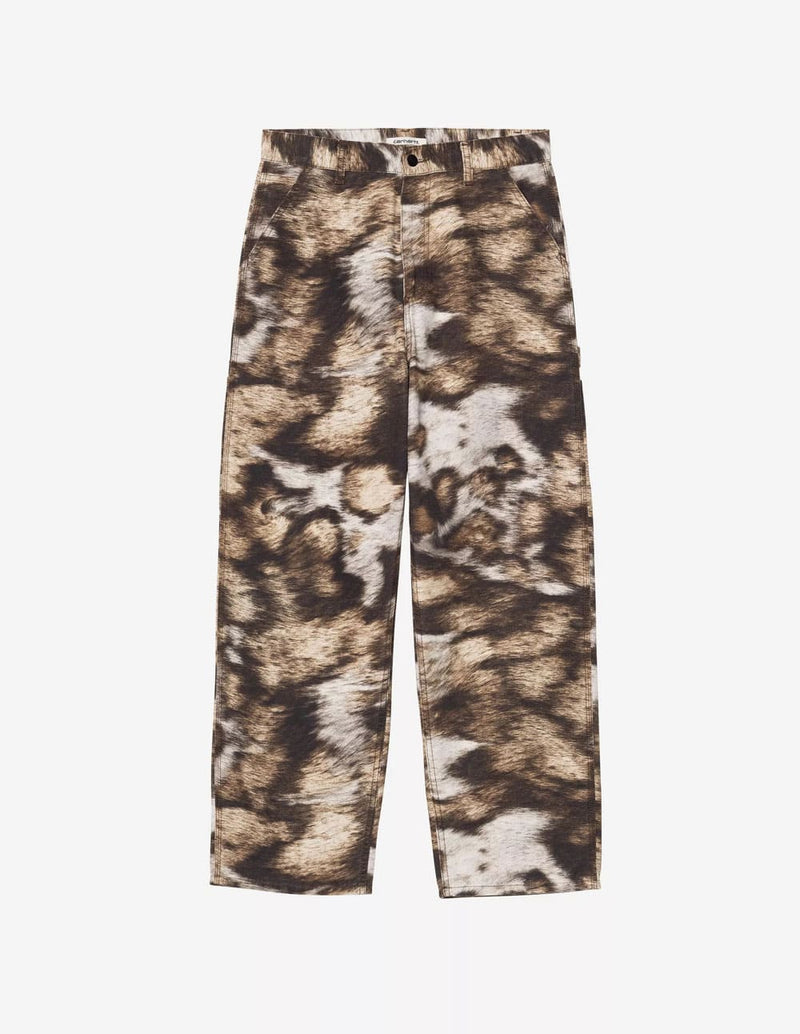 Pantalón Carhartt WIP Brandon Single Knee Marrón Mujer