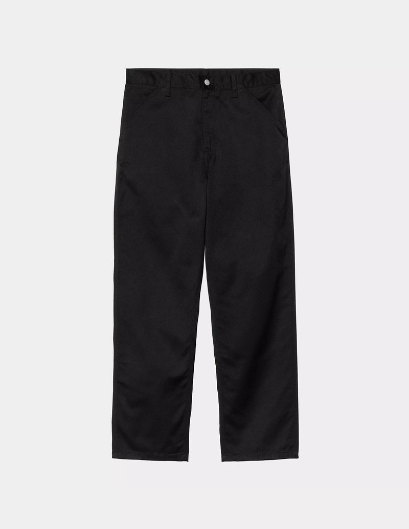 Pantalón Carhartt WIP Simple Negro Hombre