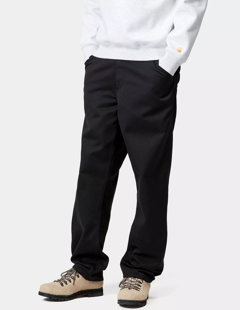Pantalón Carhartt WIP Simple Negro Hombre