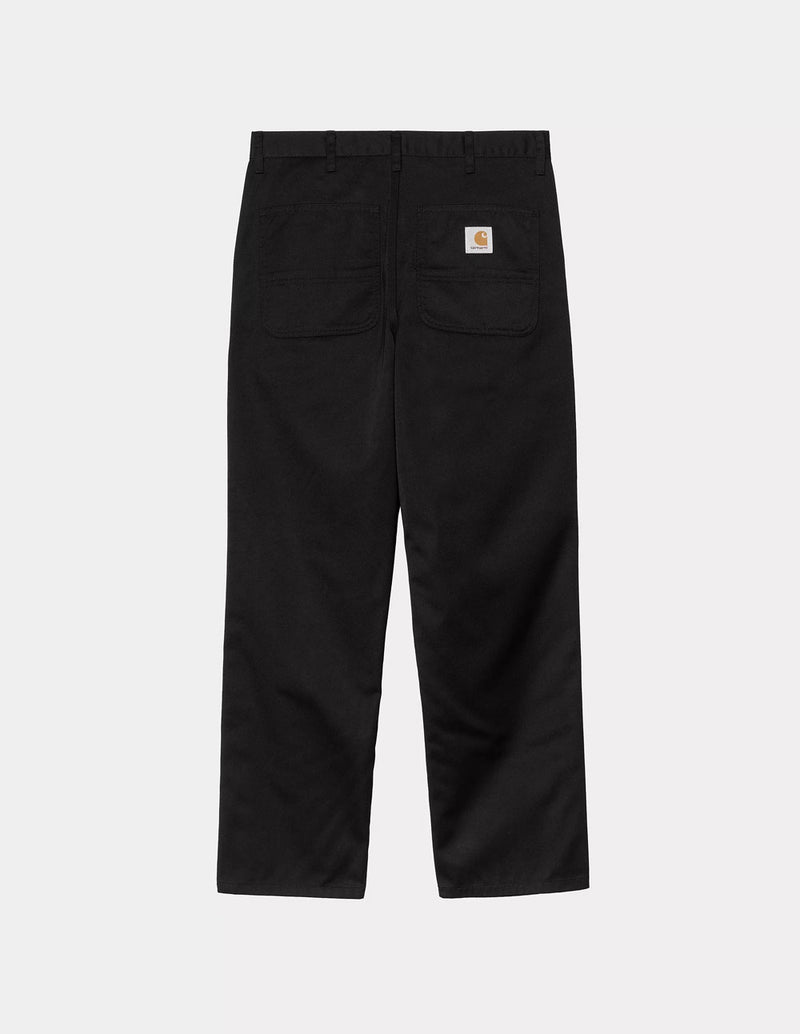 Pantalón Carhartt WIP Simple Negro Hombre