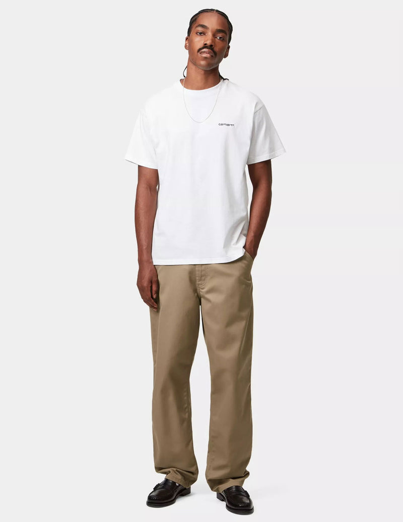 Pantalón Carhartt WIP Simple Beige Hombre
