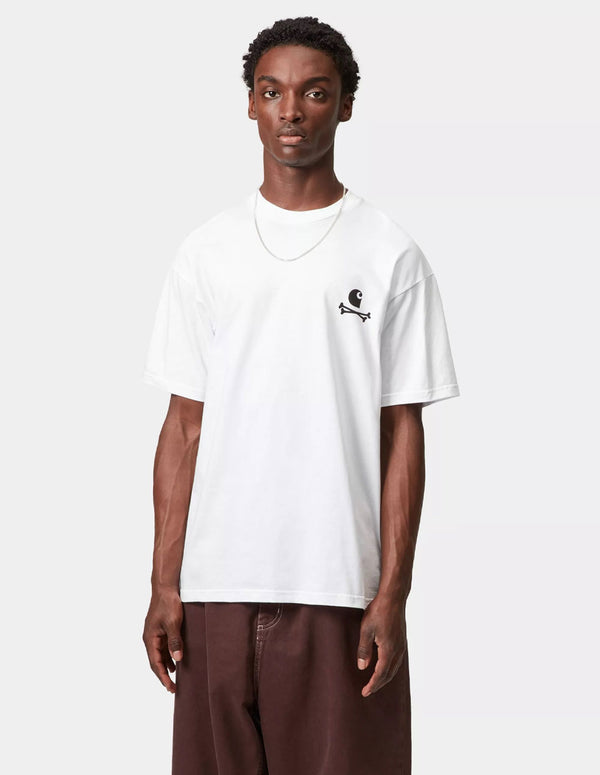 Camiseta Carhartt WIP C Logo Archive Blanca Hombre