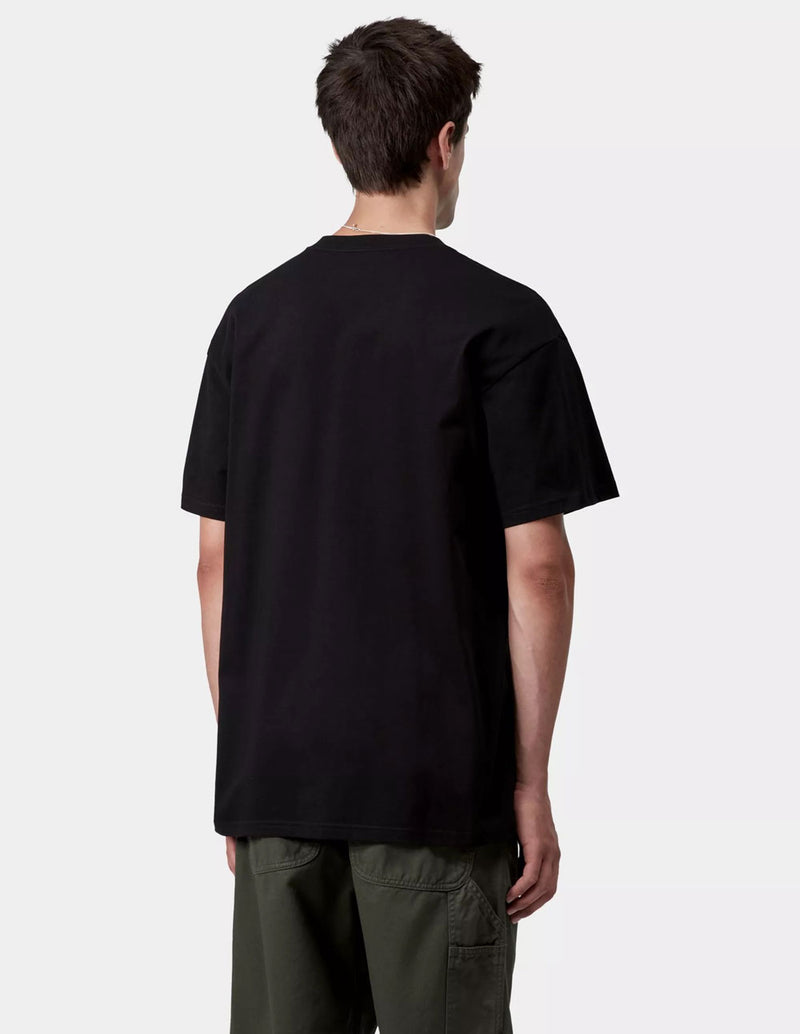 Camiseta Carhartt WIP Wild Dog Negra Hombre