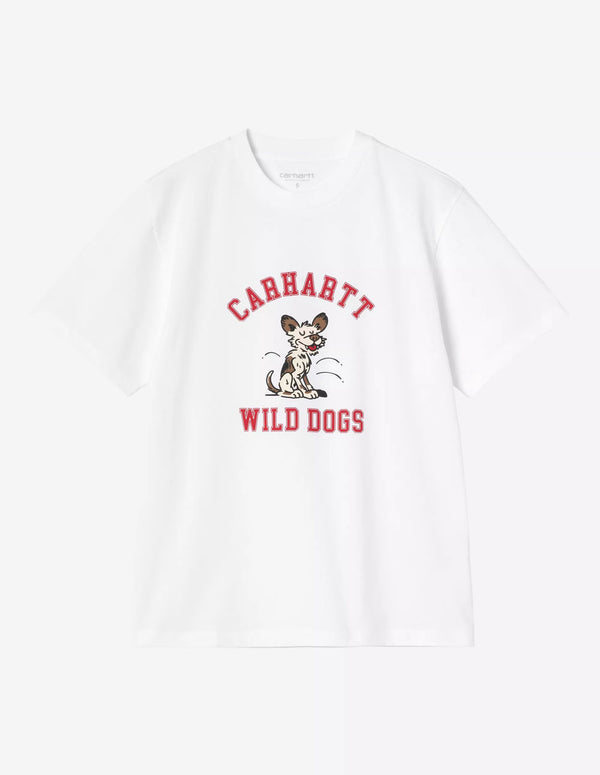 Camiseta Carhartt WIP Wild Dog Blanca Mujer