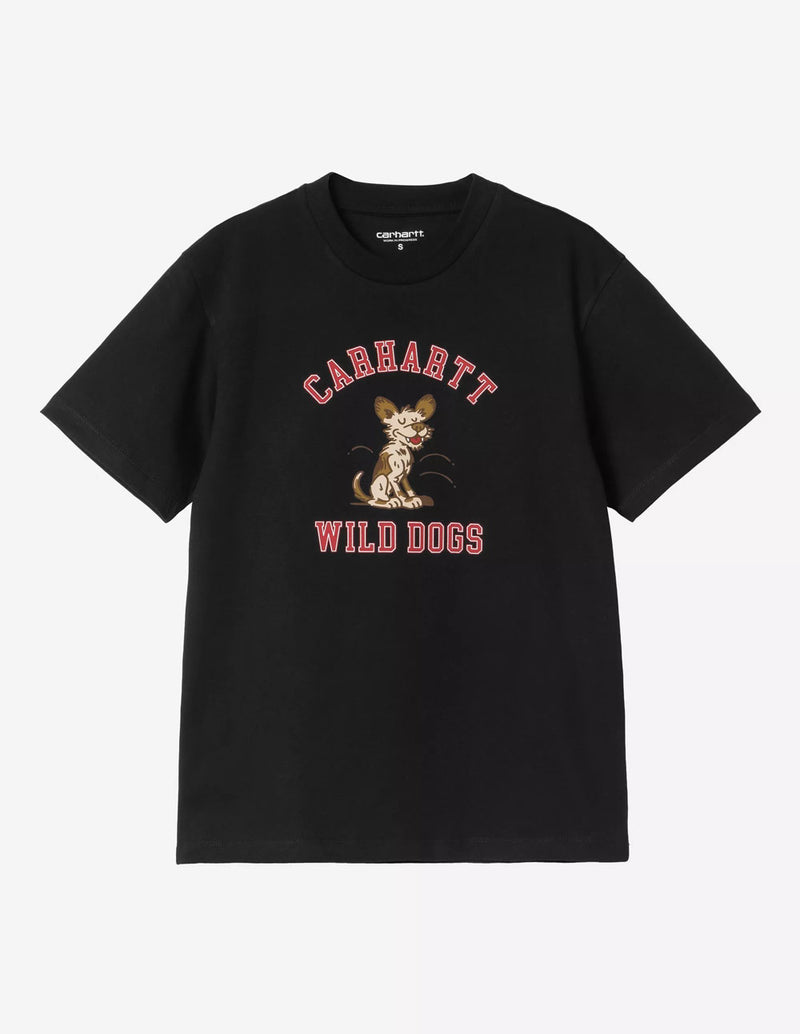 Camiseta Carhartt WIP Wild Dog Negra Mujer