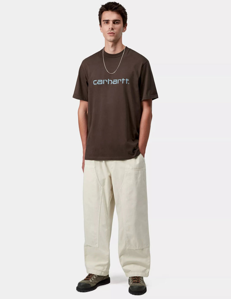 Camiseta Carhartt WIP Script Marrón Hombre