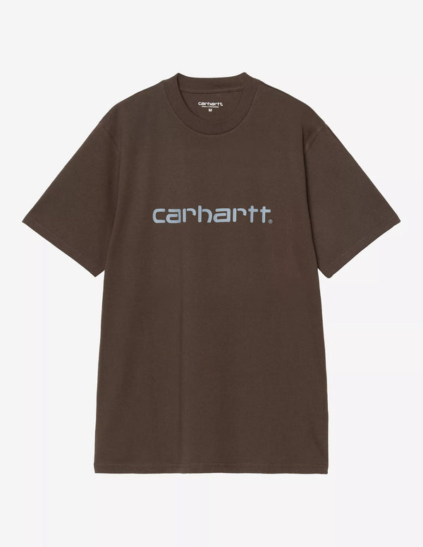 Camiseta Carhartt WIP Script Marrón Hombre