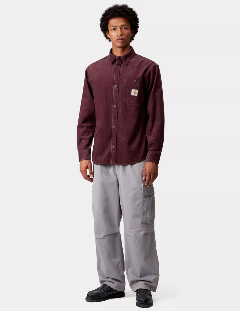 Camisa Carhartt WIP Flint Marrón Hombre