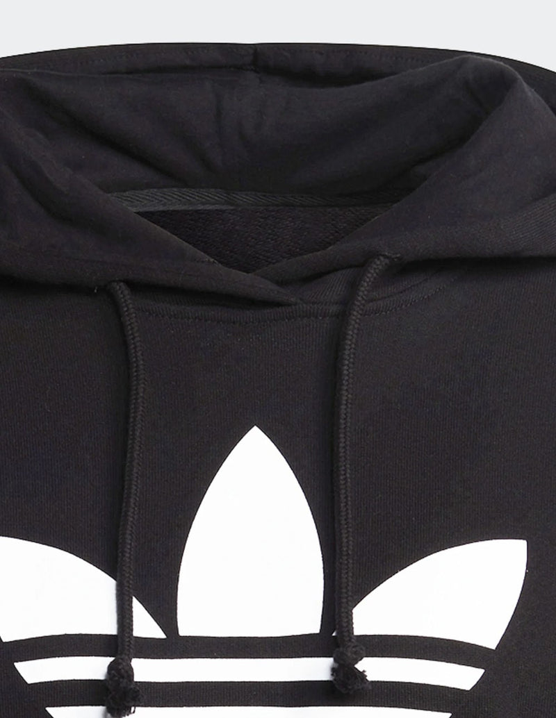 Sudadera con Capucha adidas Trefoil Negra Mujer