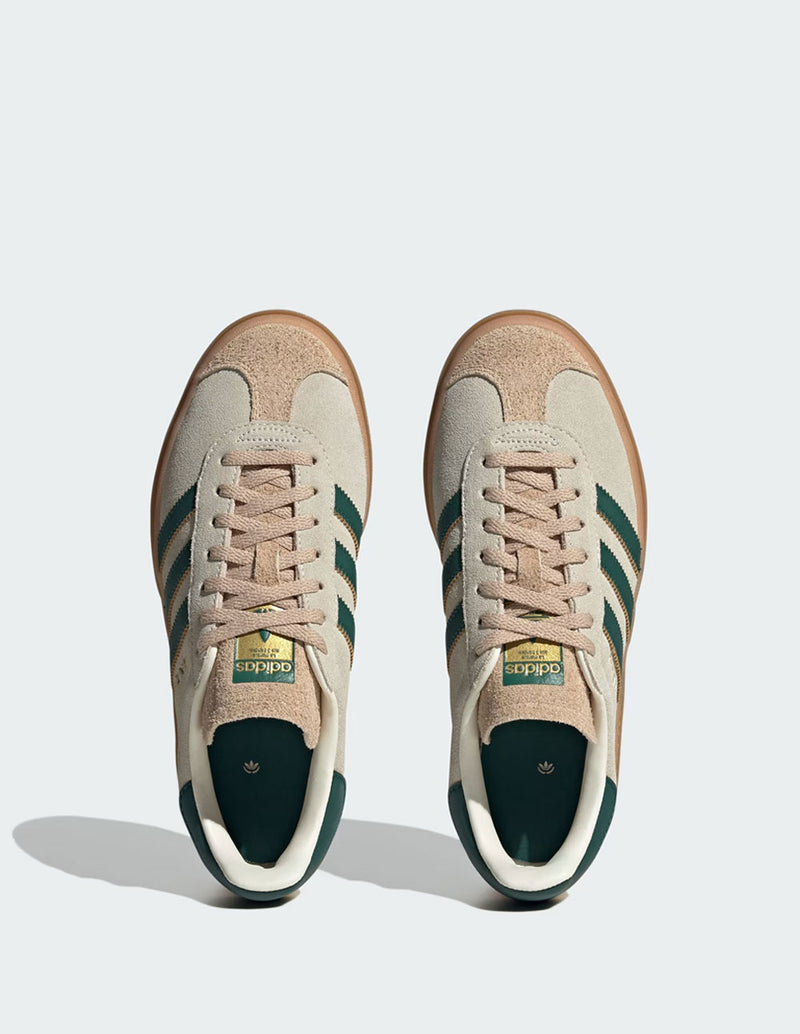 adidas Gazelle Beiges y Verdes Mujer