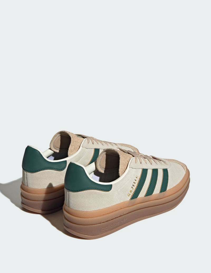 adidas Gazelle Beiges y Verdes Mujer