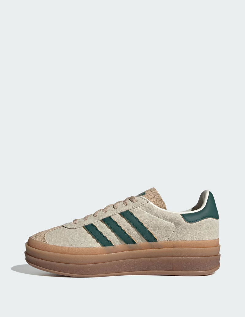 adidas Gazelle Beiges y Verdes Mujer