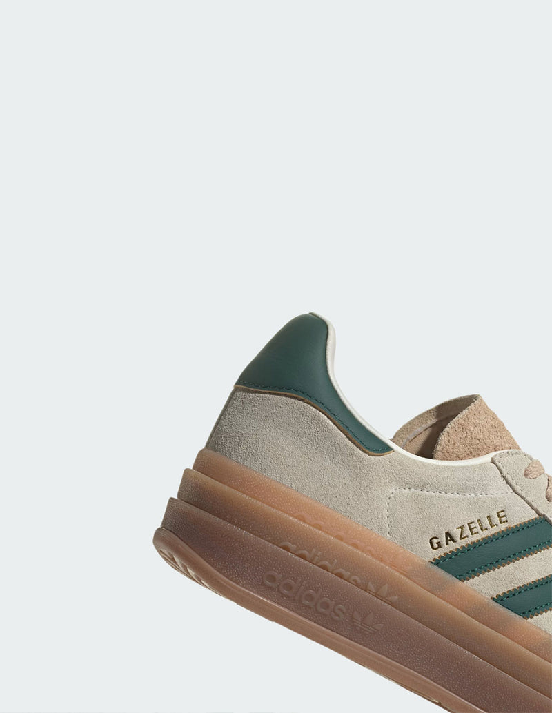 adidas Gazelle Beiges y Verdes Mujer