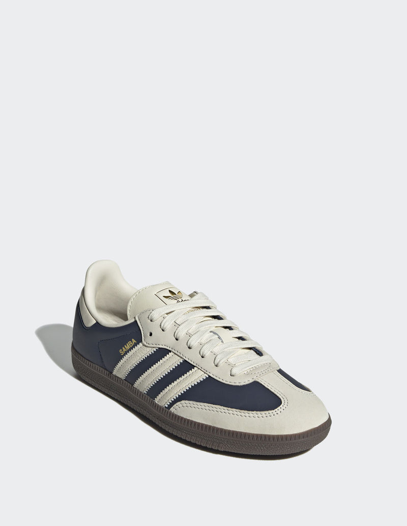 adidas Samba OG Azules y Beiges Mujer