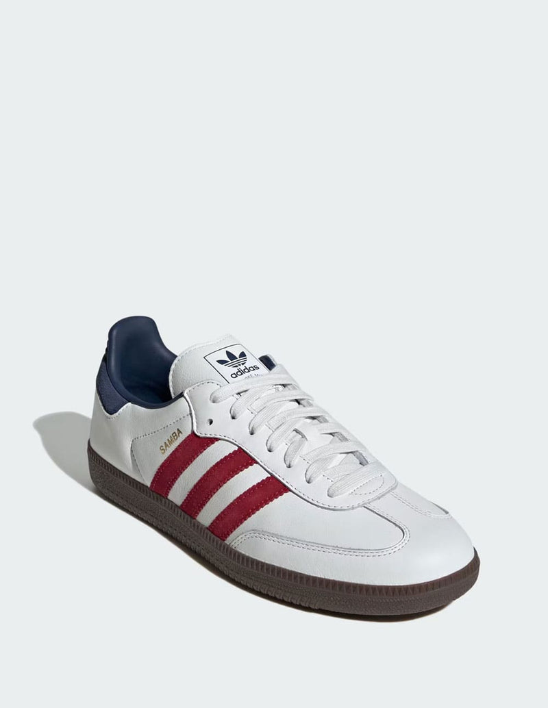 adidas Samba OG Blancas y Rojas Unisex