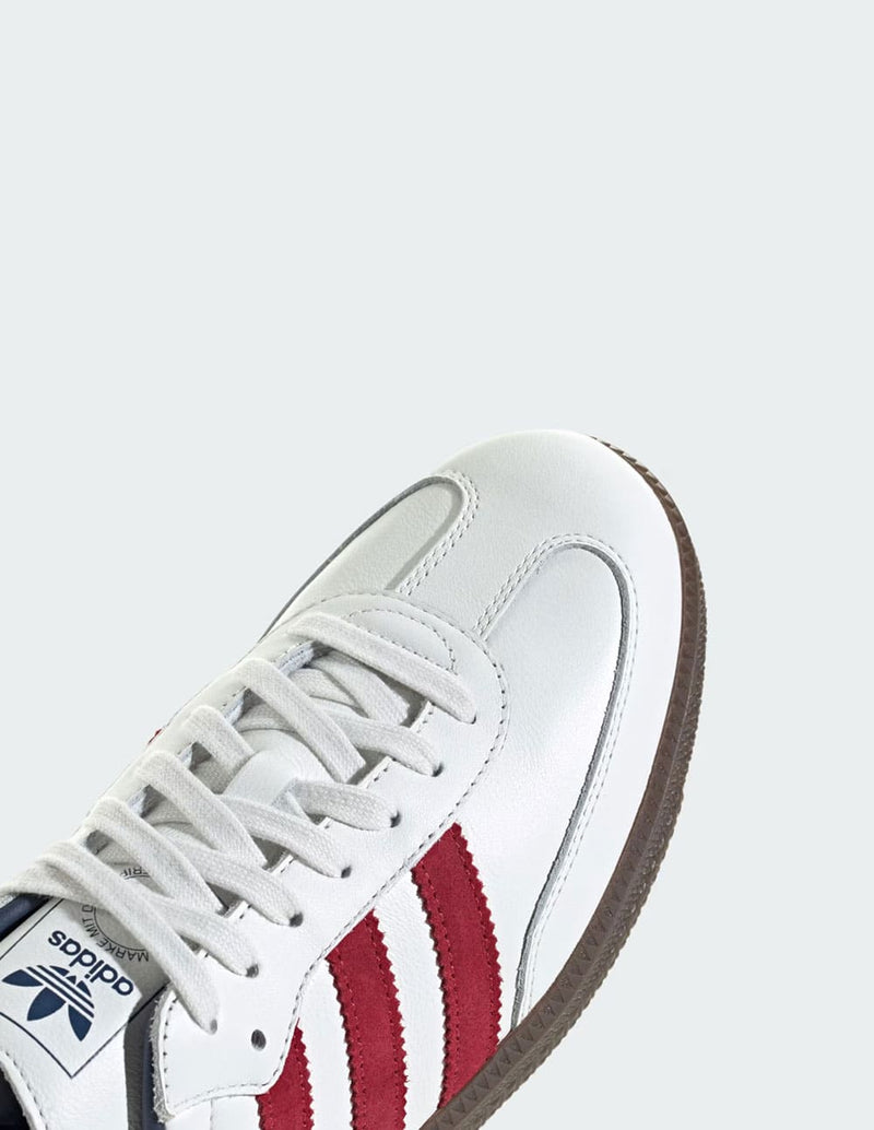 adidas Samba OG Blancas y Rojas Unisex