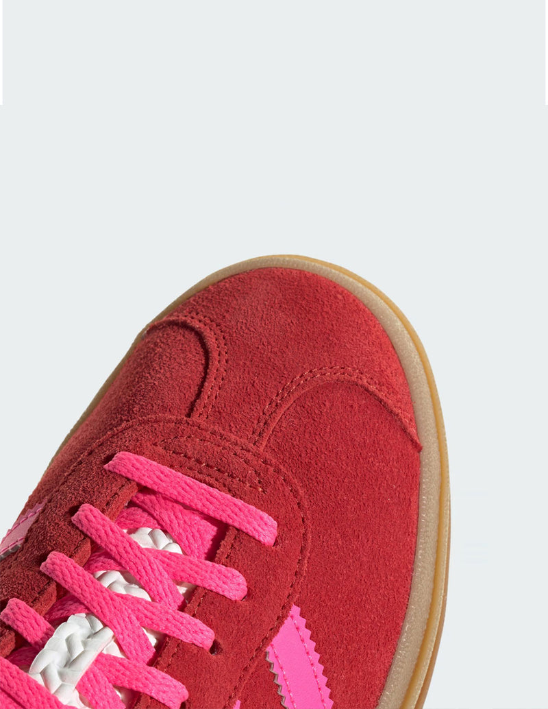 adidas Gazelle Bold Rojas y Rosas Mujer