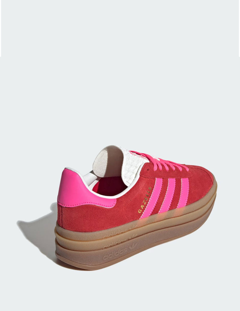 adidas Gazelle Bold Rojas y Rosas Mujer