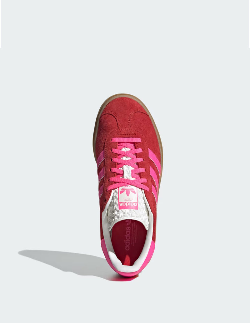 adidas Gazelle Bold Rojas y Rosas Mujer