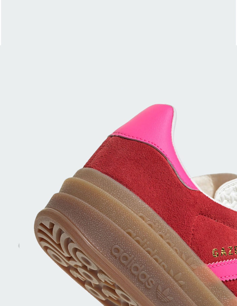 adidas Gazelle Bold Rojas y Rosas Mujer