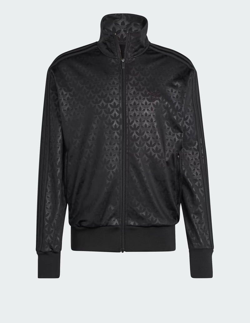 Chaqueta adidas Firebird Graphics Monogram Negra Hombre