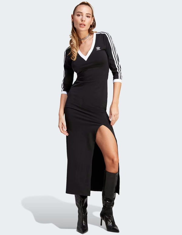 Vestido adidas Classics Tres Bandas Negro Mujer
