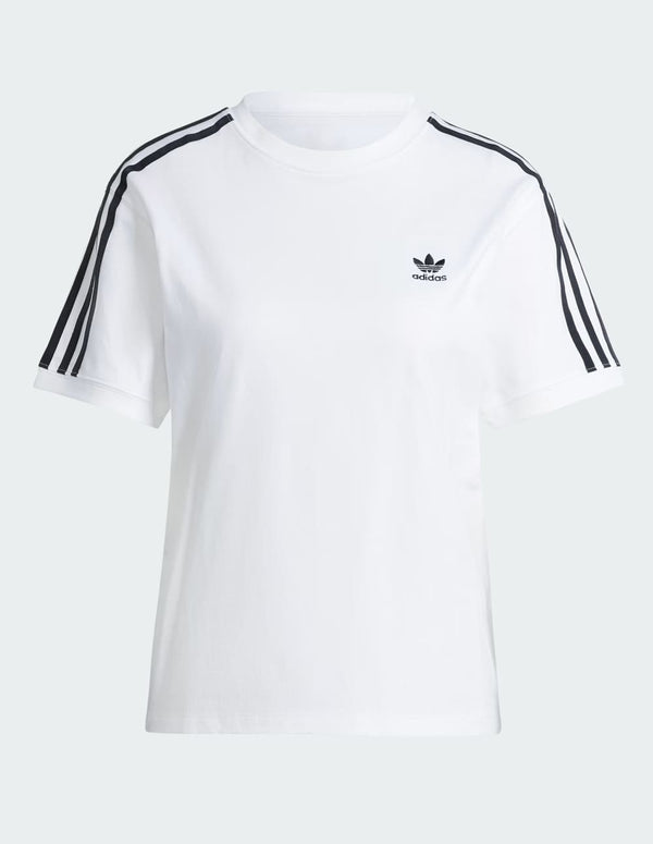 Camiseta adidas Classics Tres Bandas Blanca Mujer