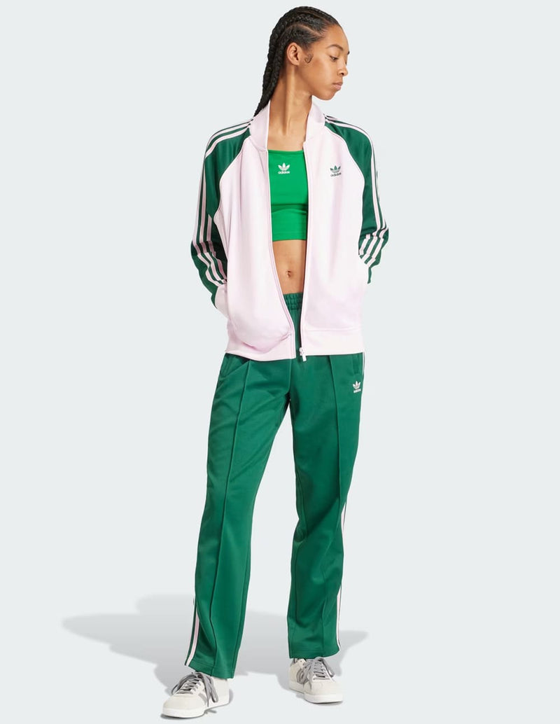 Chaqueta adidas SST Classics Loose Rosa y Verde Mujer