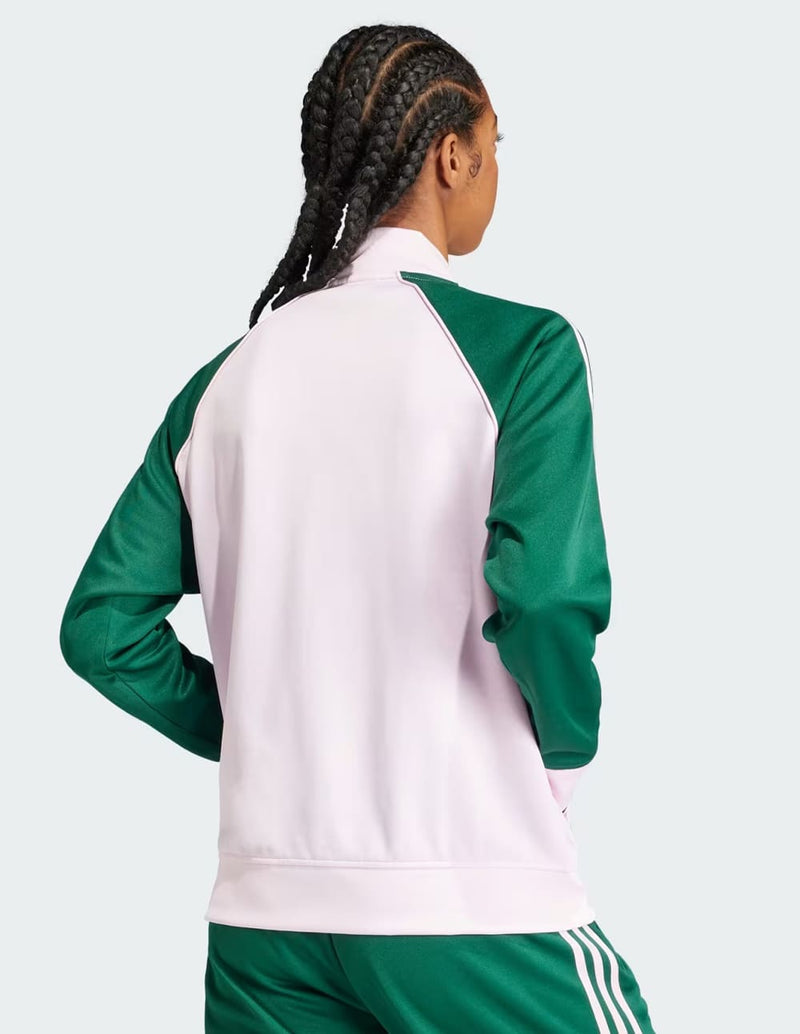 Chaqueta adidas SST Classics Loose Rosa y Verde Mujer