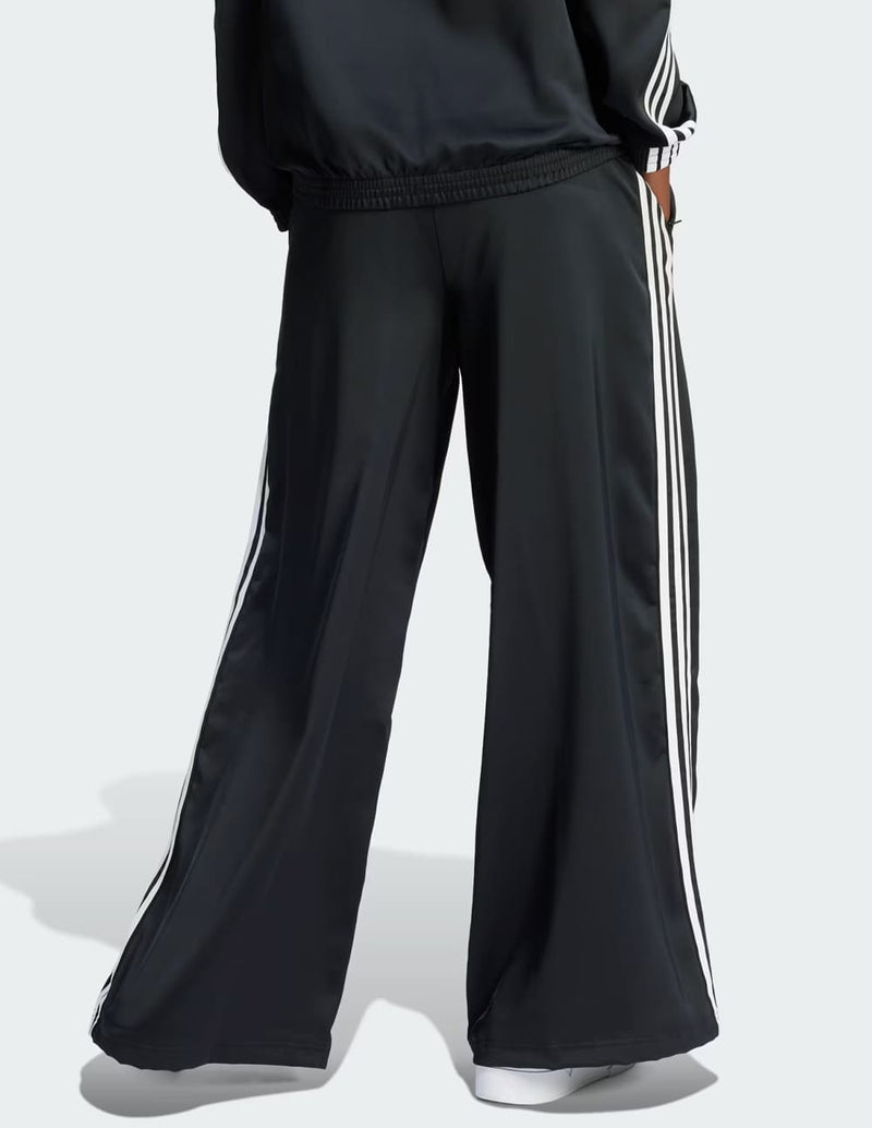 Pantalón adidas Satin Wide Leg Negro Mujer