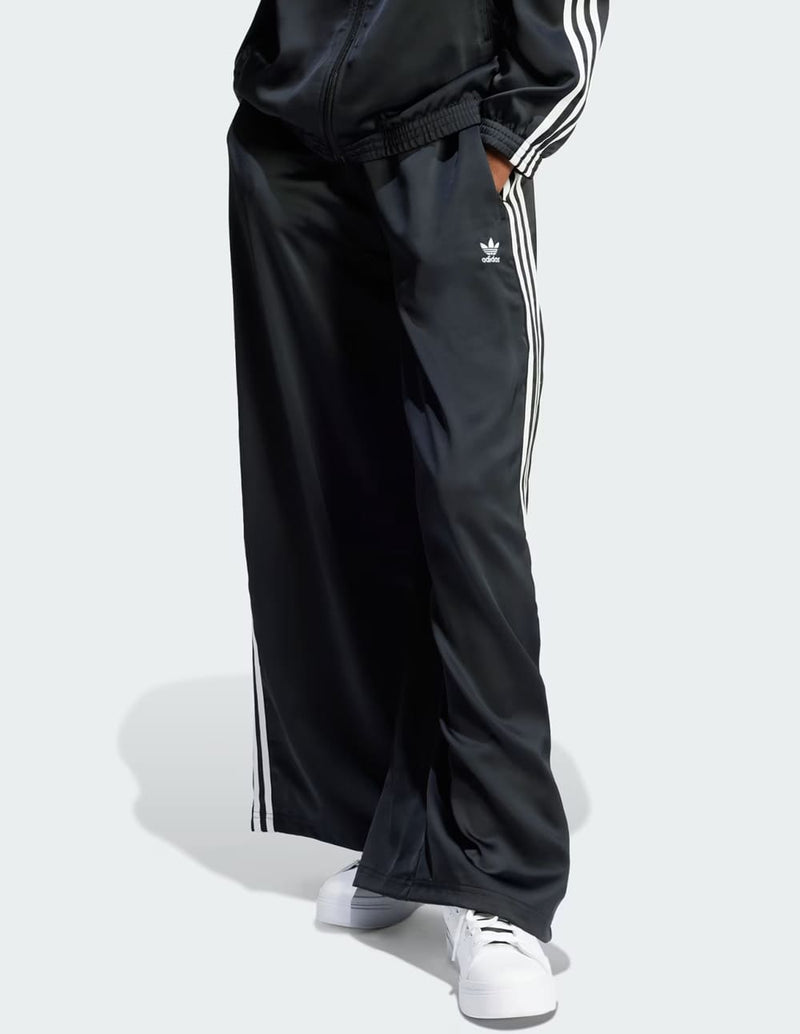 Pantalón adidas Satin Wide Leg Negro Mujer