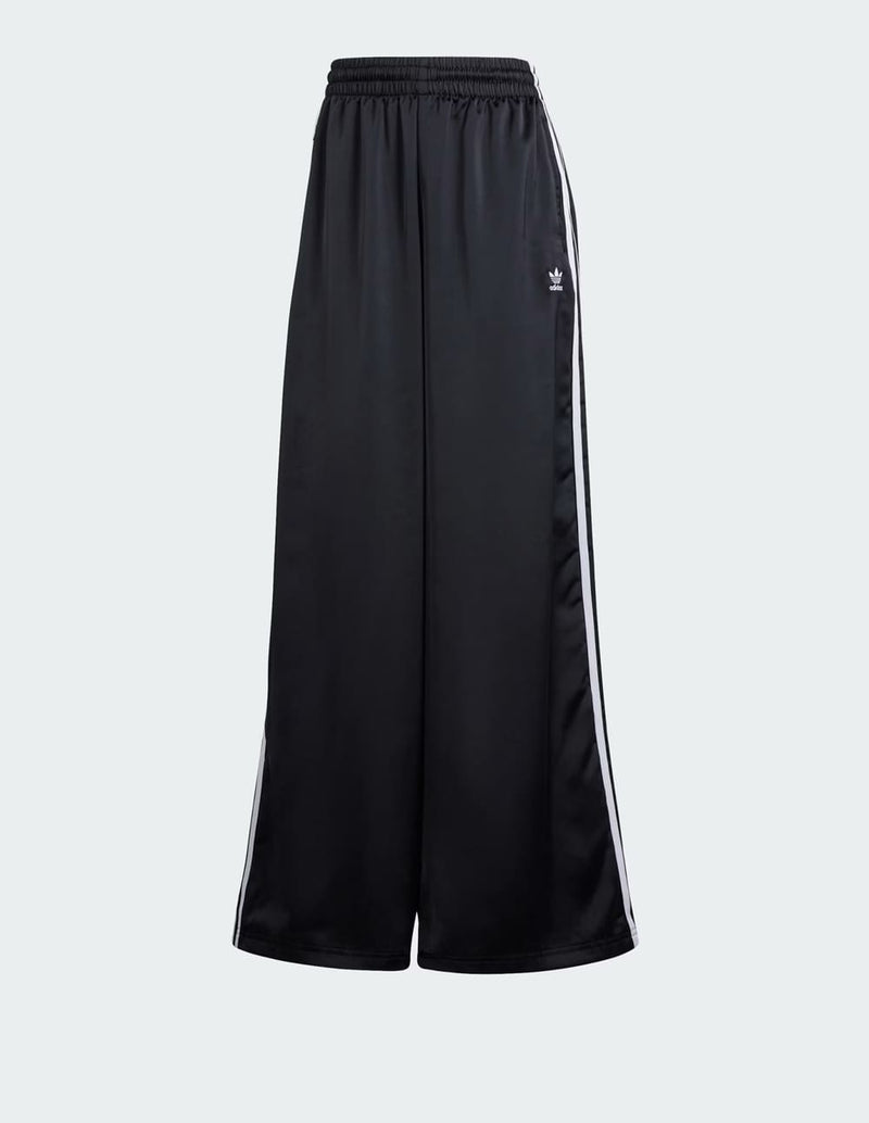 Pantalón adidas Satin Wide Leg Negro Mujer