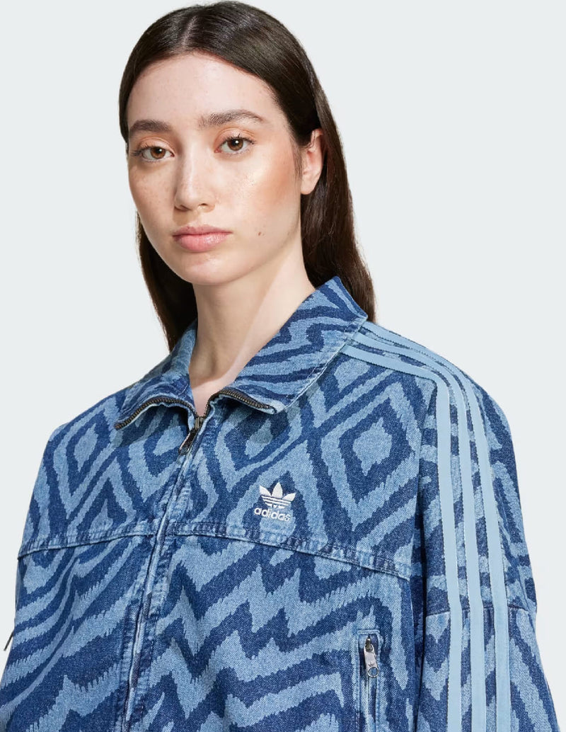 Cazadora Vaquera adidas x Farm Rio Azul Mujer