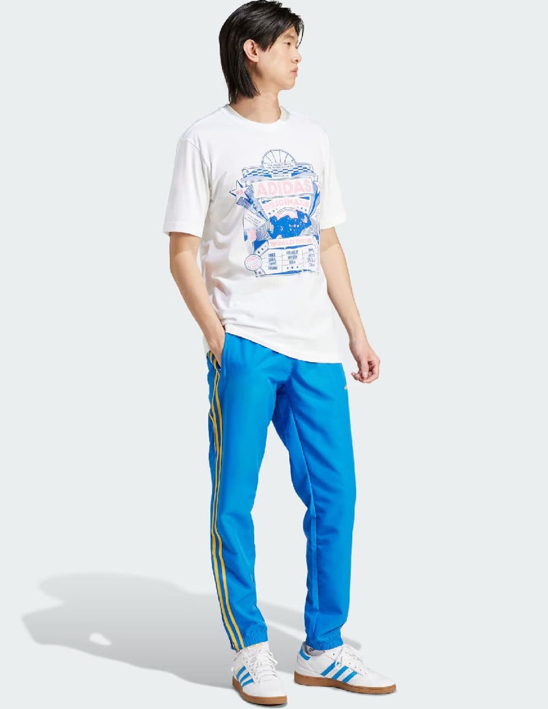 Pantalón adidas Woven Azul Hombre