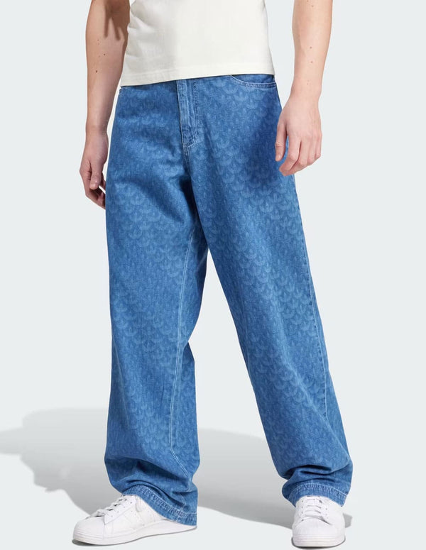 Pantalón adidas Monogram Azul Hombre