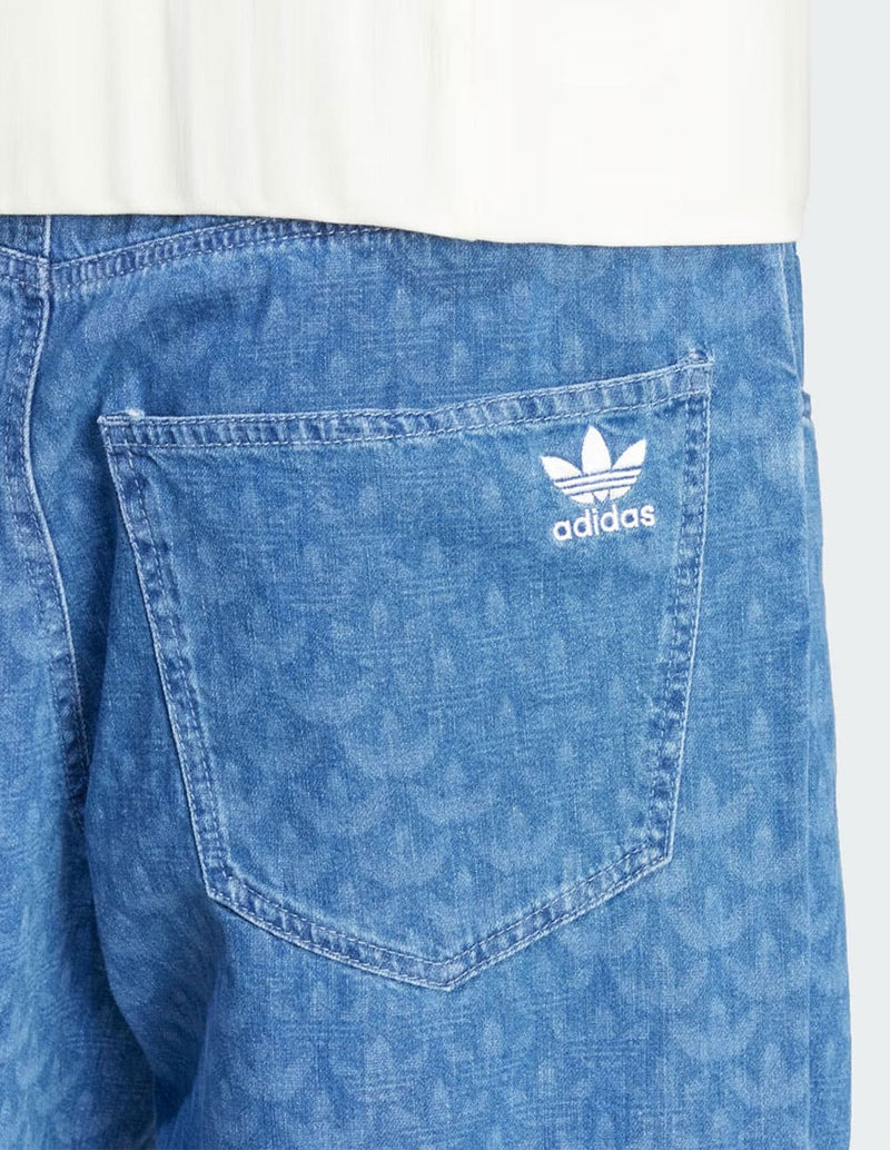 Pantalón adidas Monogram Azul Hombre