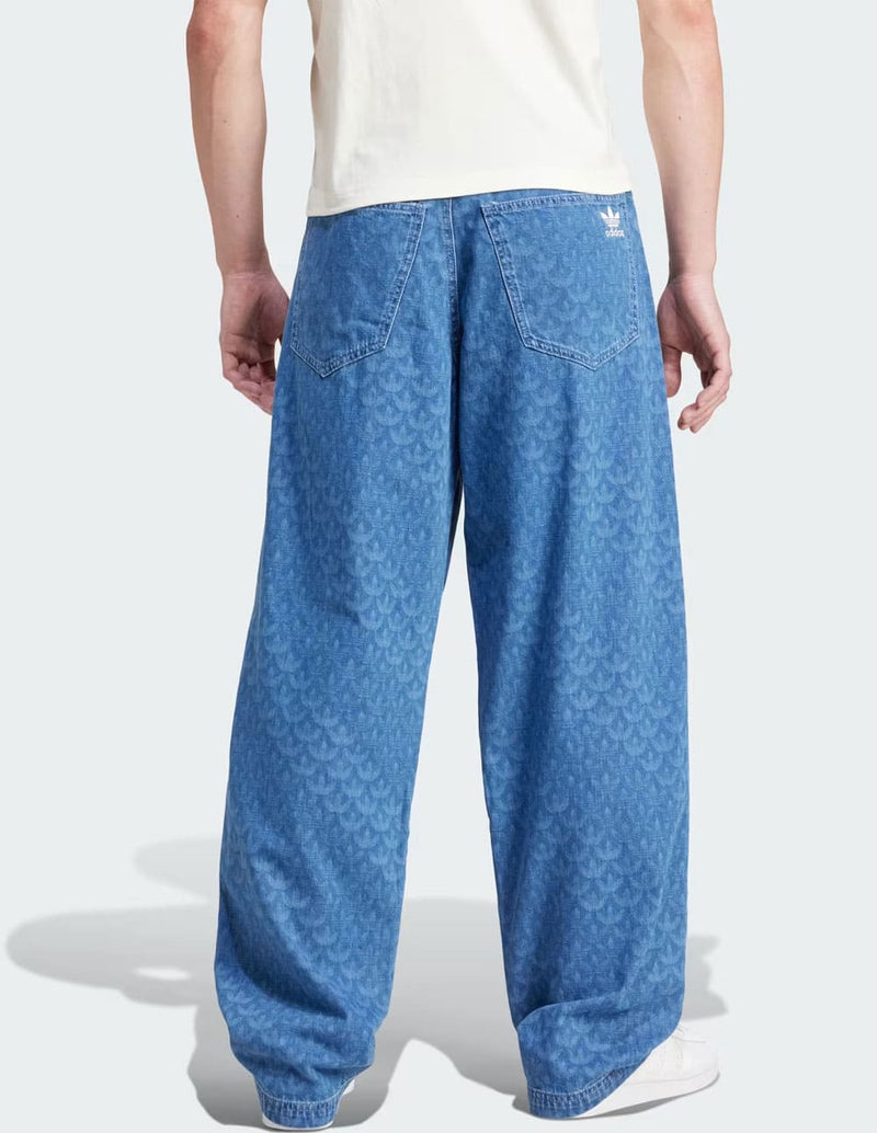 Pantalón adidas Monogram Azul Hombre