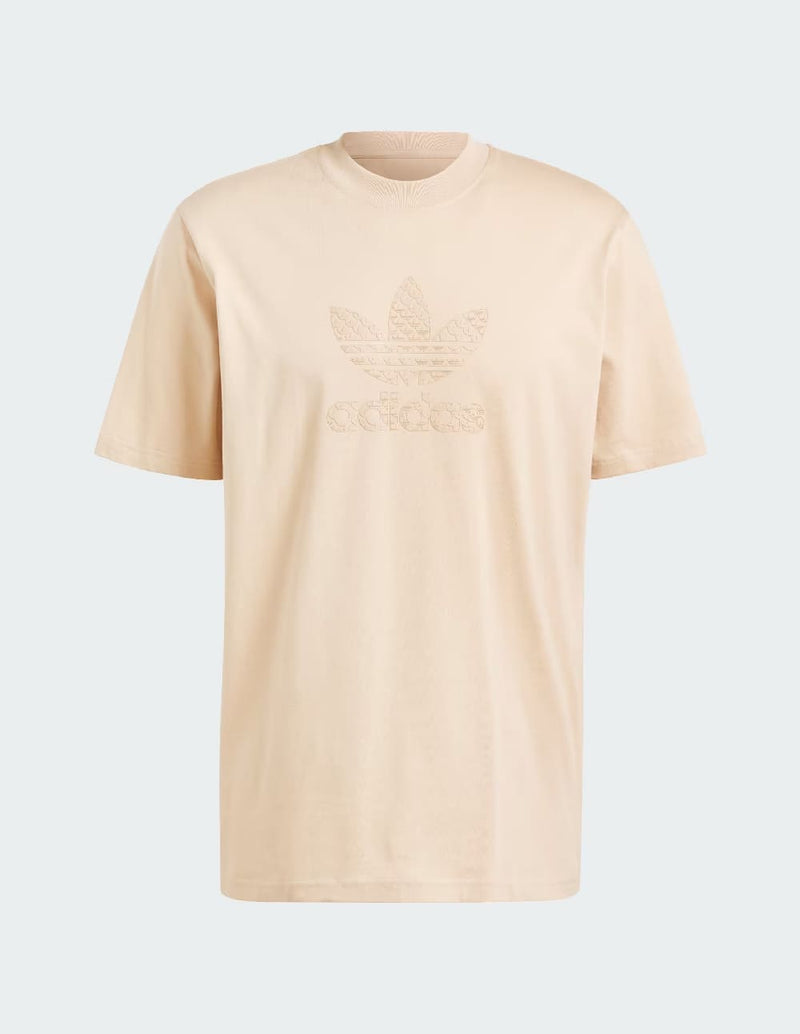 Camiseta adidas Mono Beige Hombre