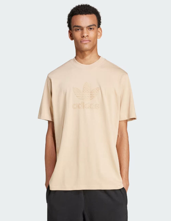 Camiseta adidas Mono Beige Hombre