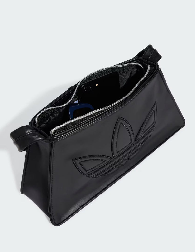 Bolso adidas Polyurethane Outline Trefoil Negro Mujer 9 x 31 x 16