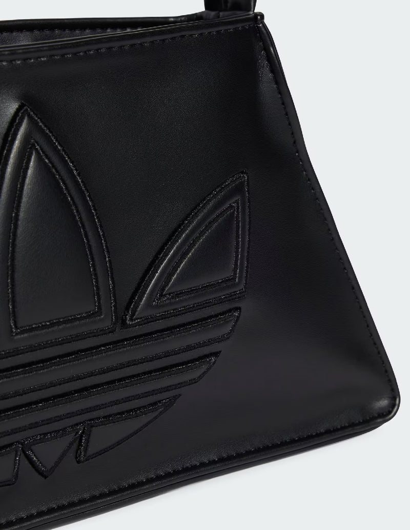 Bolso adidas Polyurethane Outline Trefoil Negro Mujer 9 x 31 x 16