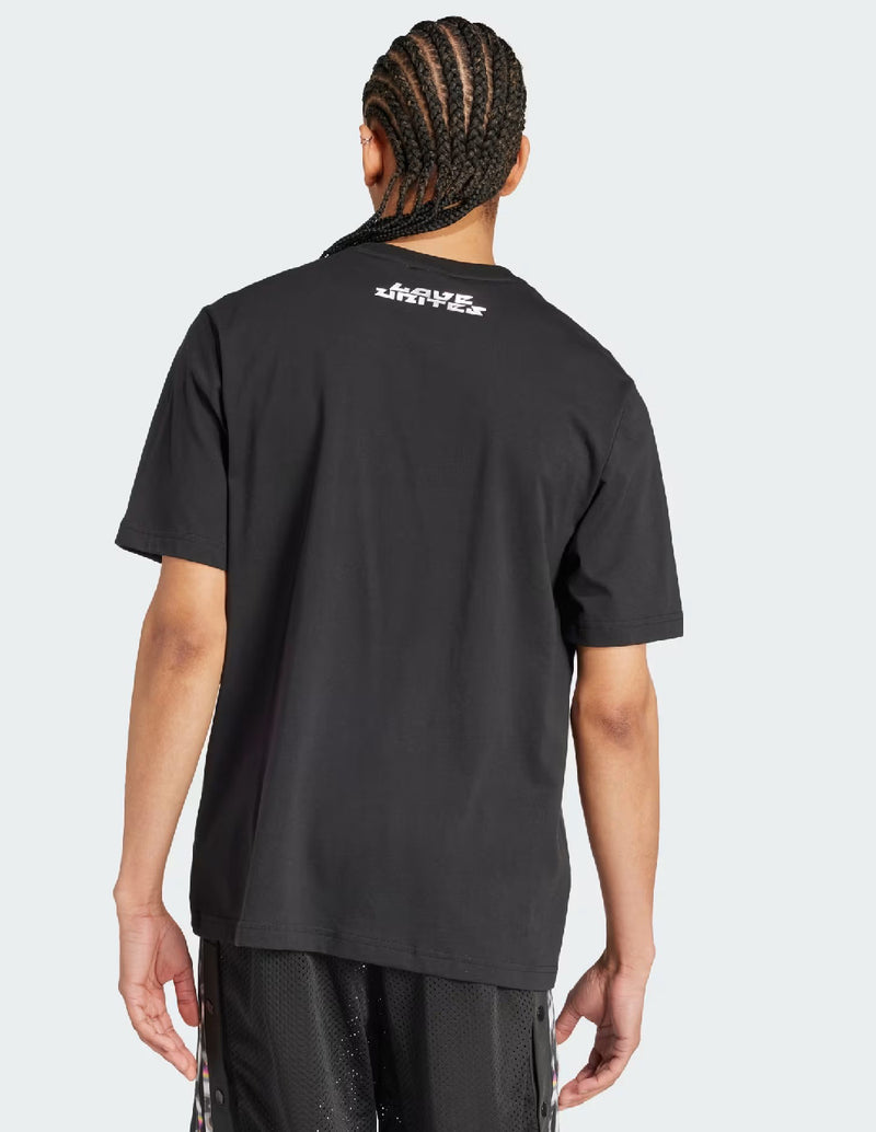 Camiseta adidas Pride Graphic Negra Hombre