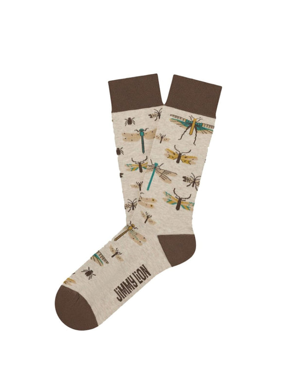 Calcetines Jimmy Lion Insects Beiges Unisex