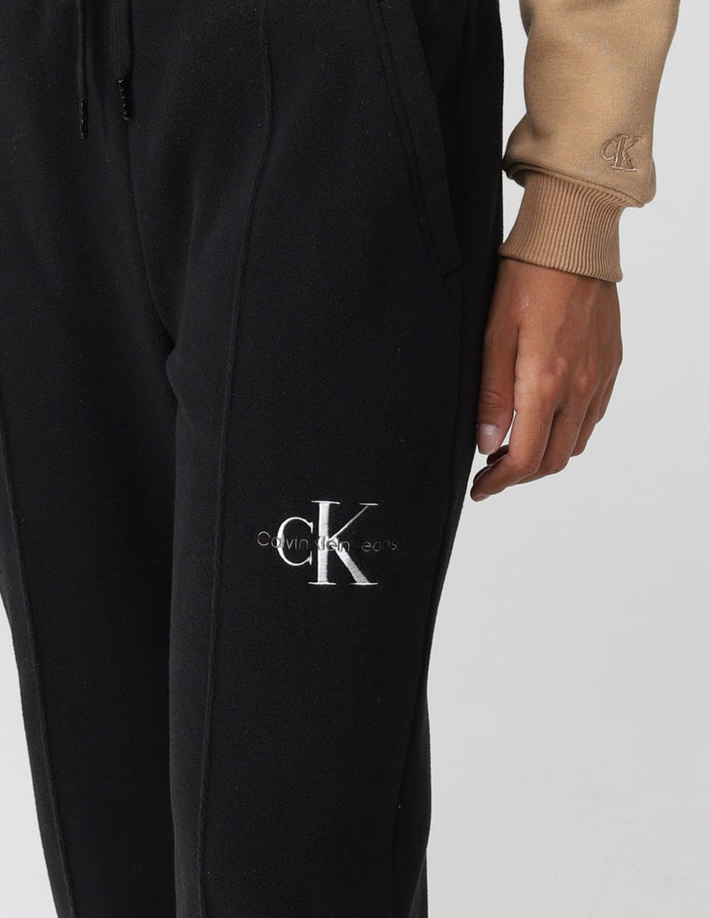 Pantalon Calvin Klein Jeans Polar Fleece Negro Mujer
