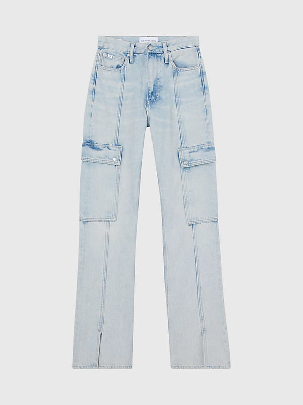Pantalón Vaquero Calvin Klein Jeans Bootcut Azul Mujer