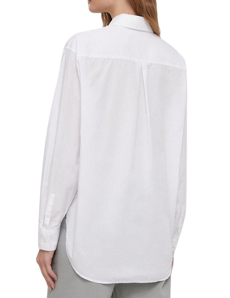 Camisa Calvin Klein Jeans con Logo Blanca Mujer